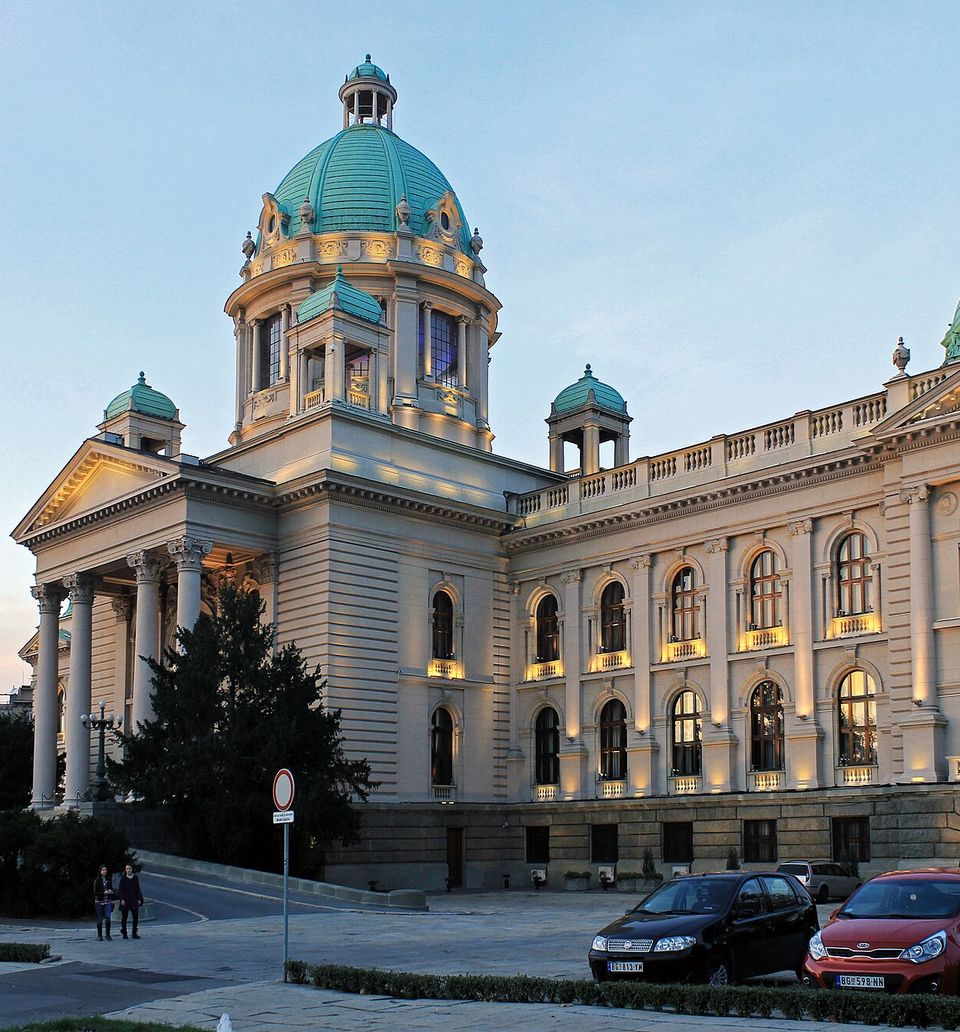 Belgrade. National Assembly of Serbia building