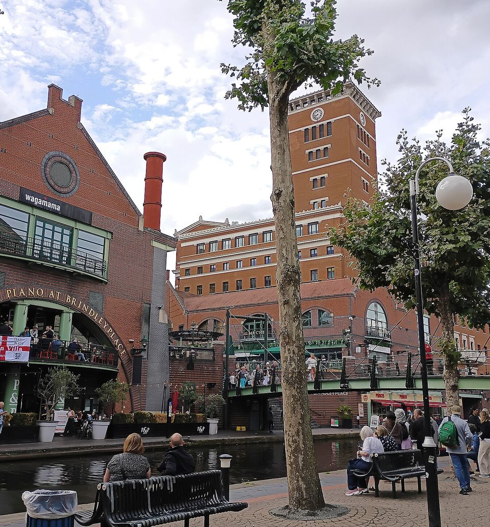 Brindleyplace Canalside Birmingham England
