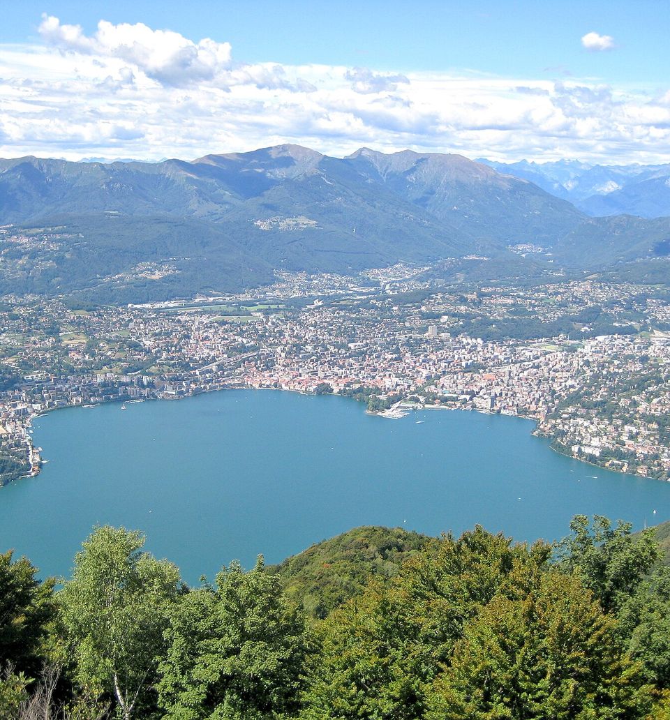 Lugano from Sighignola