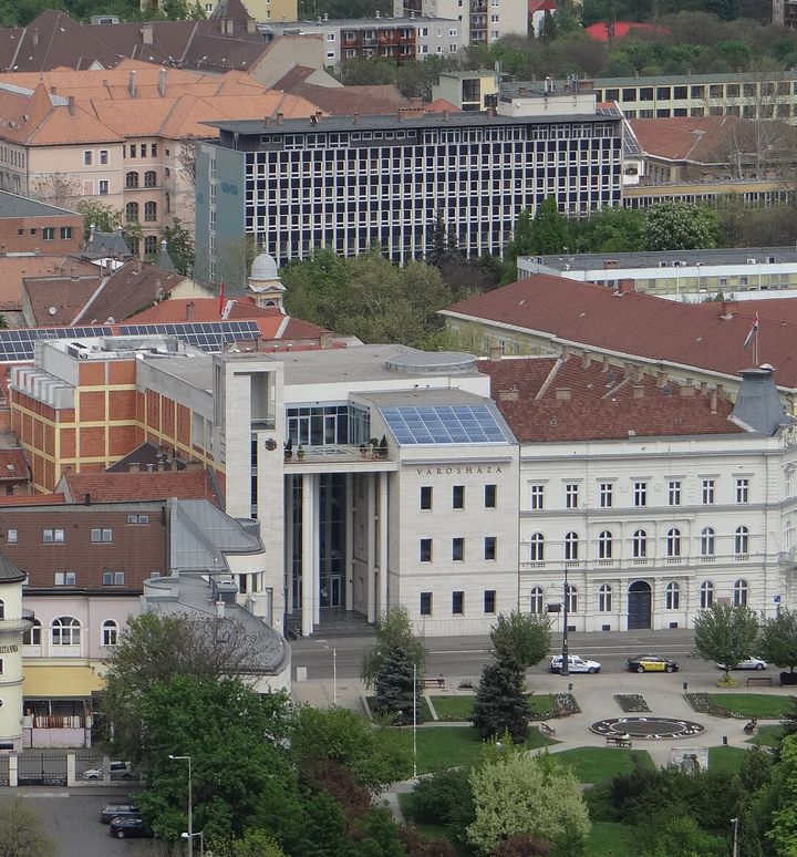 CityHall Miskolc from Avas