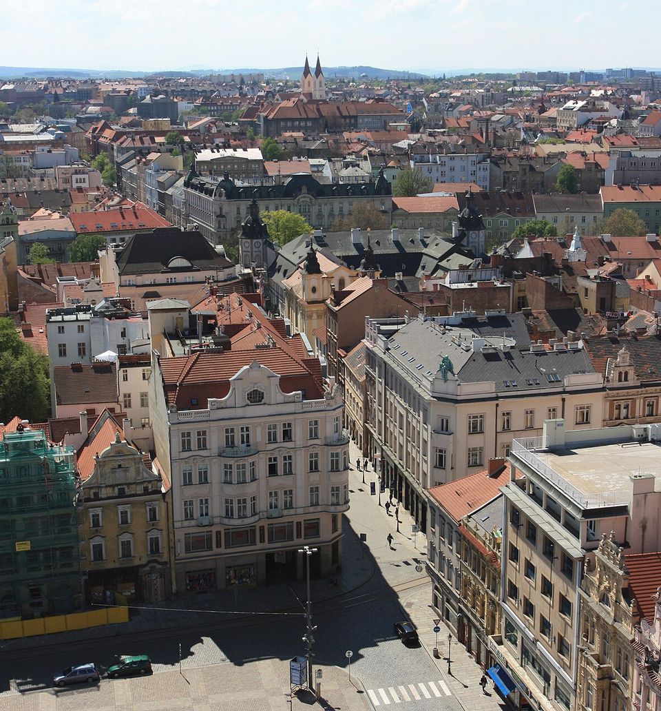Plzen city view, Plzeň