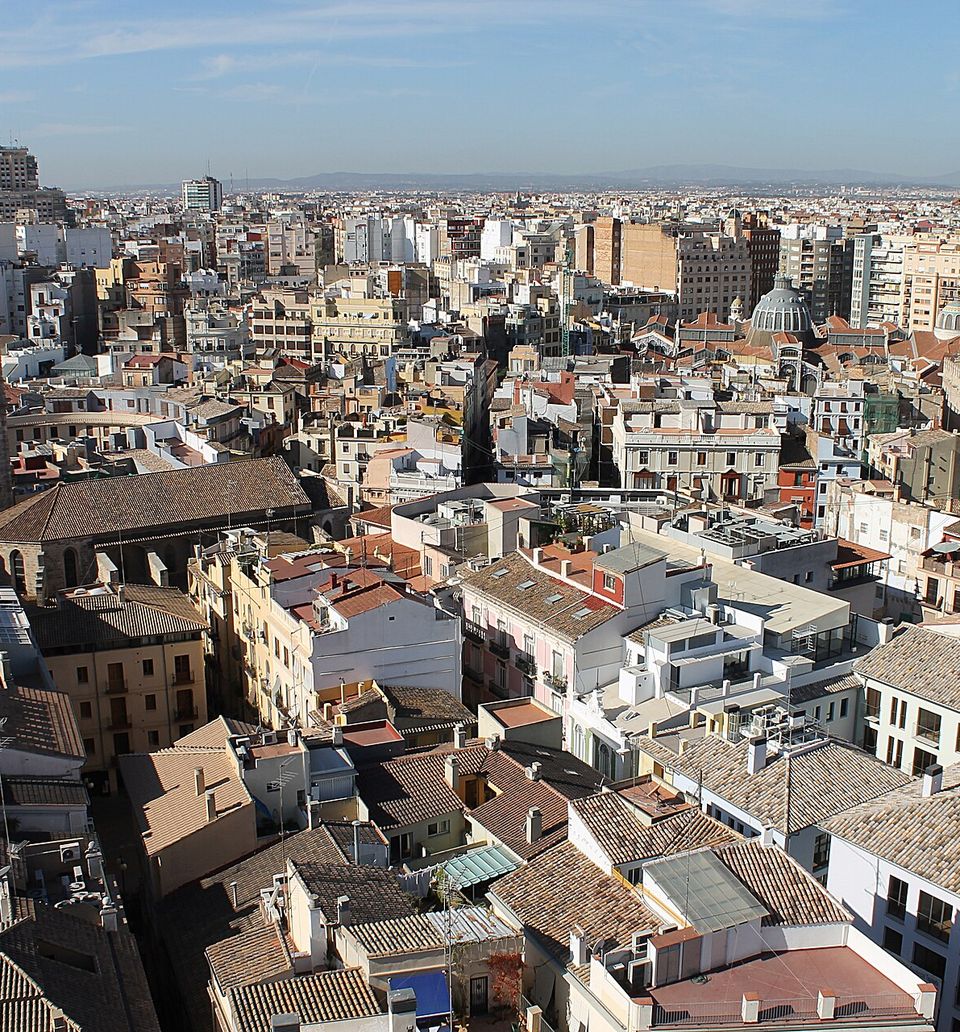 Vue sur la ville depuis la Tour du Miguelete, Valencia